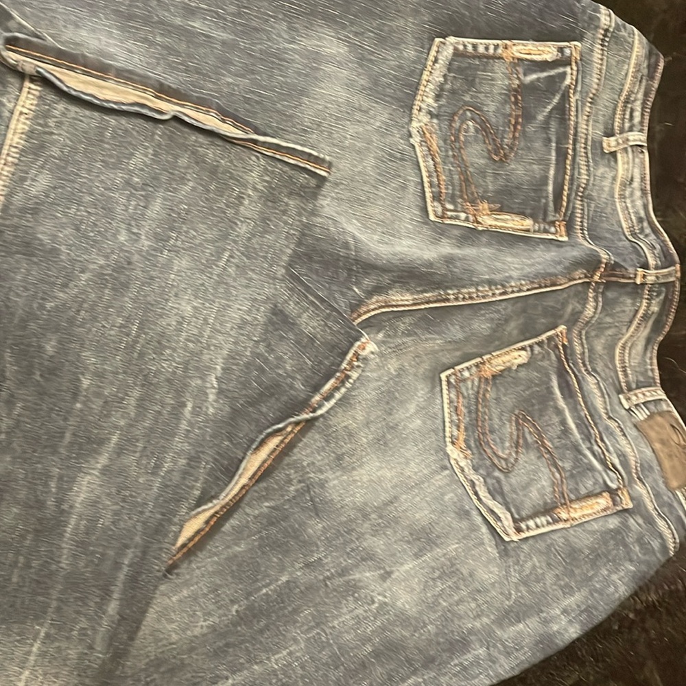 Silver plus size bootcut jeans